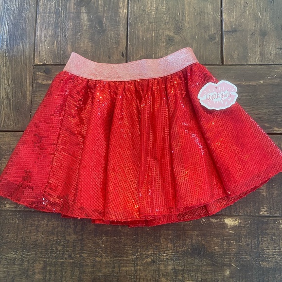 LIPSTICK girl’s sequin skirt NWT Size 6 - Picture 2 of 6